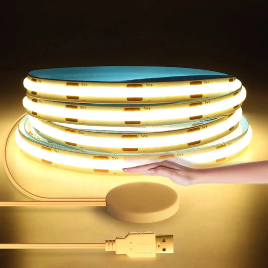 Tira de LED COB USB de 5 V